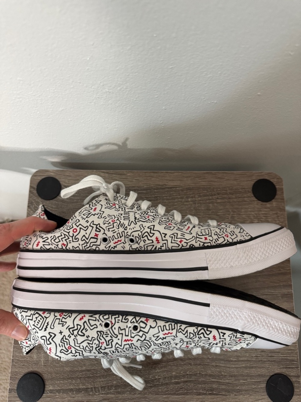 Keith Haring x Converse Chuck All Star Low Dancing Figures Allover US Men 9.5 - Picture 3 of 9